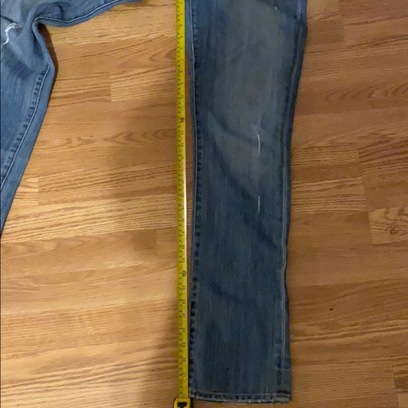 Seven7 distressed jeans women size 30 slim navy - Picture 9 of 10